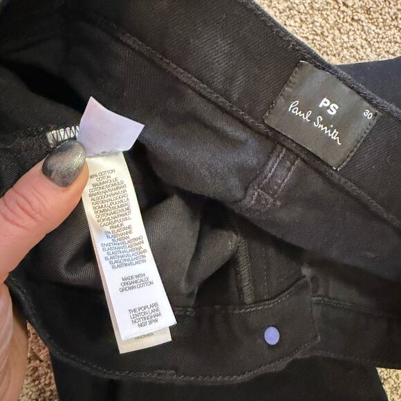 Paul Smith Jeans Men’s 30 Black Slim Fit Jeans - Picture 5 of 8